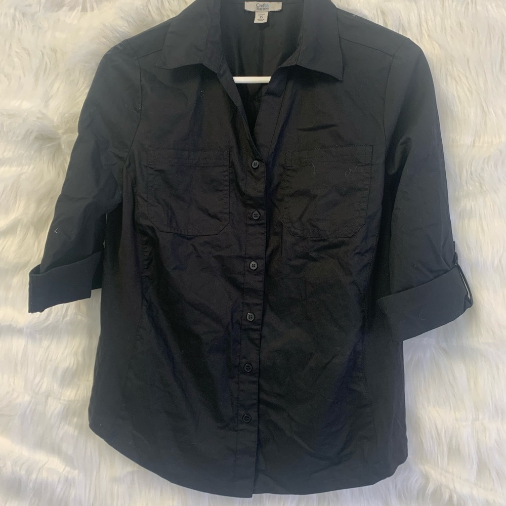 Black Button-Up Shirt